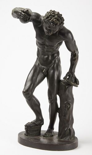 Large Bronze Male Figure