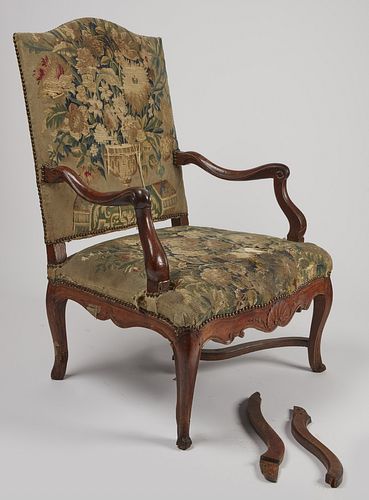 French Beechwood Arm Chair