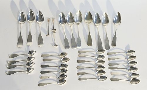 Coin Silver Spoon Lot