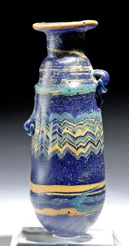 Gorgeous Greek Core-Formed Glass Alabastron