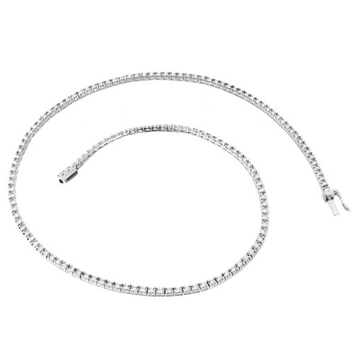 Diamond and 14K Tennis Necklace