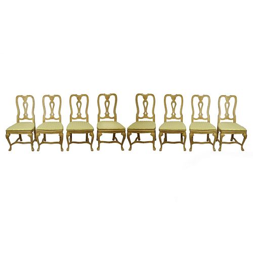 Eight (8) Baker Furniture Dining Chairs