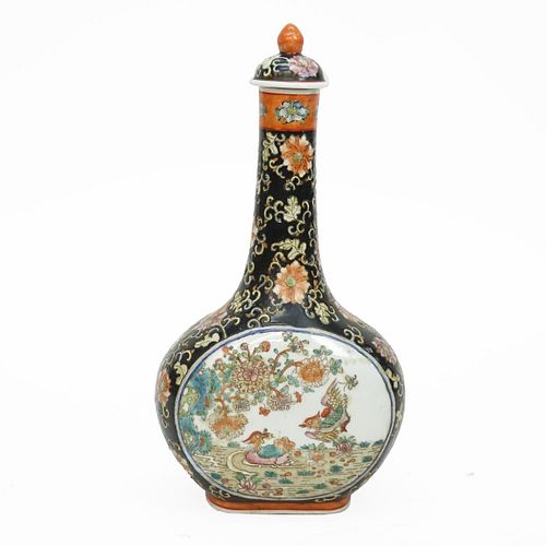 Large 20th C. Chinese Porcelain Bottle Vase
