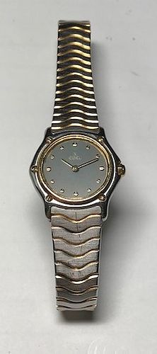 18K Stainless Ebel Wave Watch