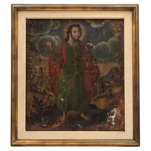 John the Evangelist, Mexico, Late 17th century, Oil on canvas