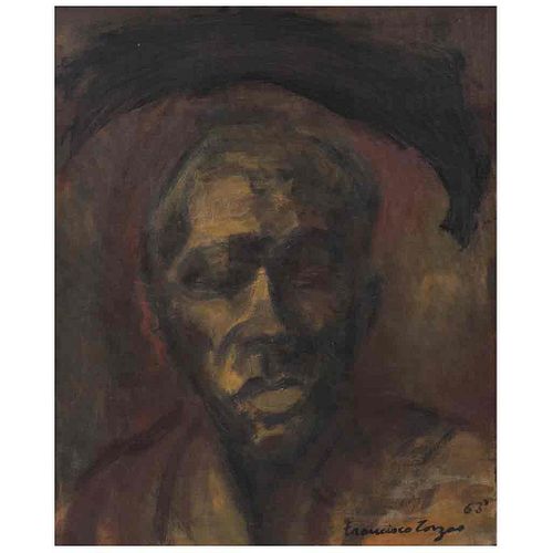 FRANCISCO CORZAS, Untitled, Signed and dated 63, Oil on canvas, 38.3 x 31.2" (97.5 x 79.5 cm), Certificate