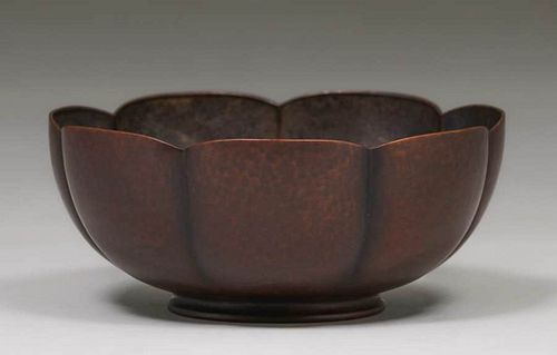 Karl F. Leinonen & Sons - Boston Hammered Copper Bowl