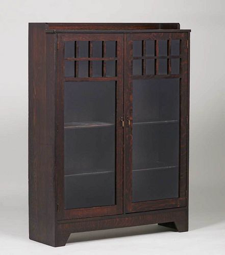 Lifetime Furniture Co Two-Door Bookcase c1910