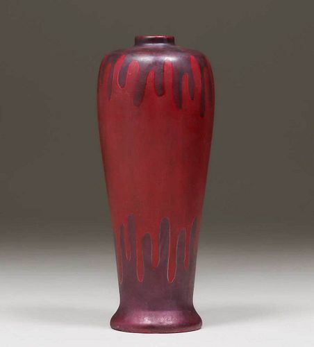 Swastika Keramos - Owens China Company Vase c1906-08