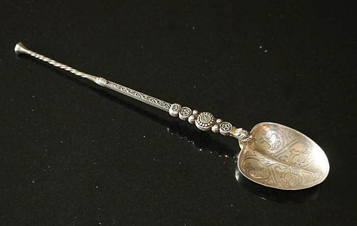 Celtic English Arts & Crafts Sterling Silver Spoon