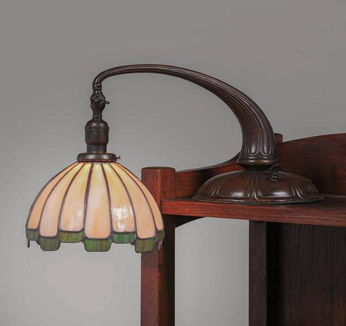 Handel Leaded Glass Piano Lamp c1910