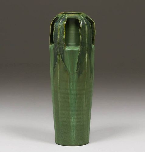 Contemporary Ephraim Faience Five-Handle Vase