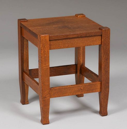 Stickley Brothers Square Taboret c1910