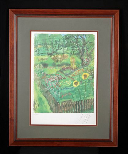 Signed / Numbered Gunther Grass Lithograph in Colors