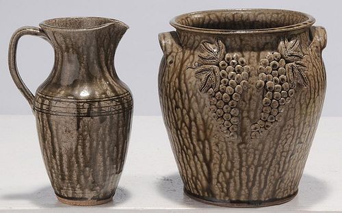 Two Pieces North Carolina Pottery