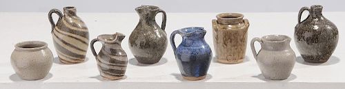 Eight Pieces North Carolina Pottery