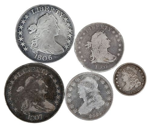 Five Examples of Bust Coinage 