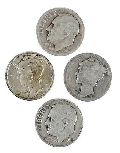 Over 900 Silver U.S. Dimes