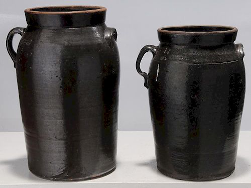 Two Pieces Brown's Pottery