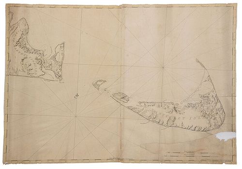 Des Barres - Chart of Nantucket Island, 1776