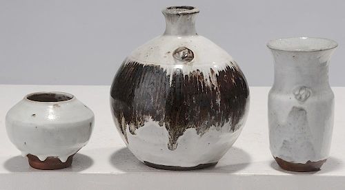 Three Pieces of Early Jugtown Pottery