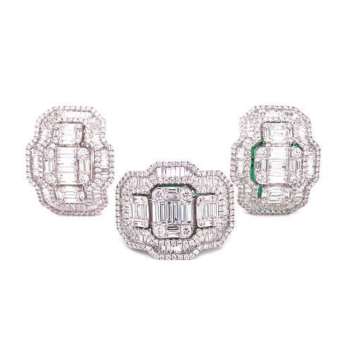 18K Diamond Earring & Ring SetÊ