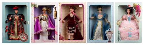 Five The Great Eras Collection Barbies