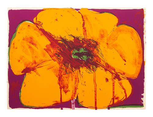 Fritz Scholder
(Luiseno, 1937-2005)
Lot is located and will ship from Denver, Colorado.untitled (flower)edition 3/100
