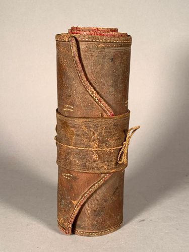 Antique Leather Banker's Folio