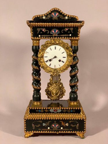Empire Mantle Clock, 19thc.