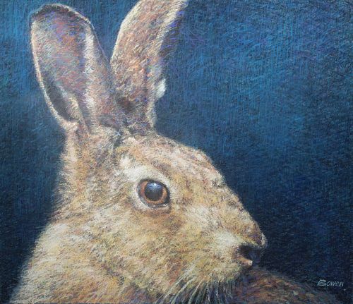 Keith Bowen (B. 1950) "European Hare"