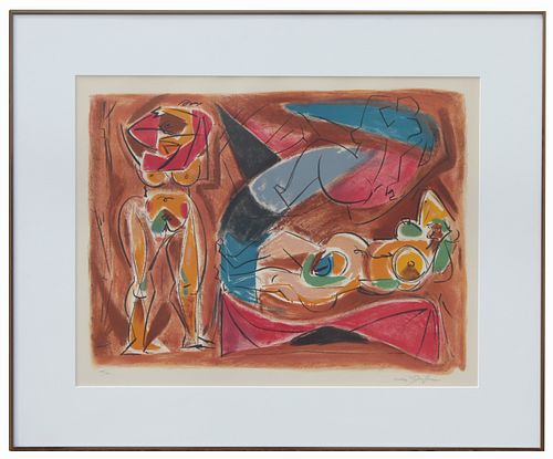 Andre Masson (1896 - 1987) Pencil Signed Litho