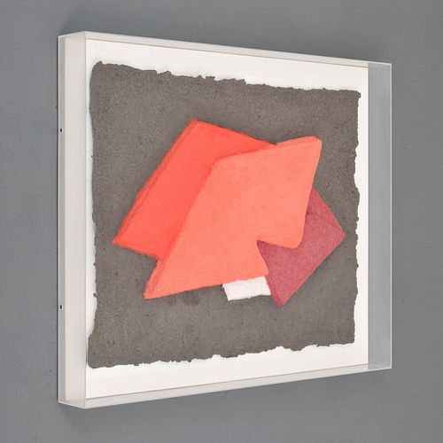 Charles Hinman Abstract Paper Relief