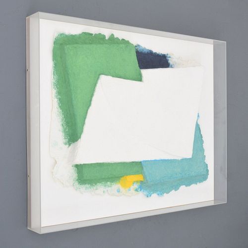 Charles Hinman Abstract Paper Relief