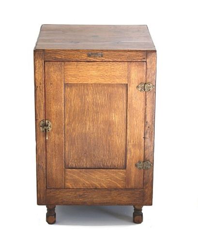 E. H. Sargent & Co Converted Oak Incubator Cabinet