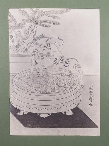 After Isoda Koryusai, (Japanese, 1735-1790), Duell Coll