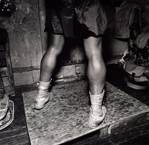 Larry Fink Gelatin Silver Print, Signed Edition, Boxing Series