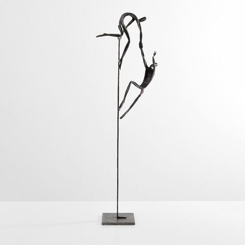 Harald Marquardt Forged Iron Figural Sculpture