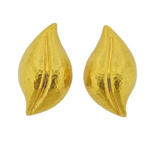 Tiffany & Co Paloma Picasso 18k Gold Earrings 