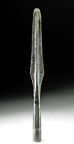 Luristan Bronze Spear Head w/ Polished Surface