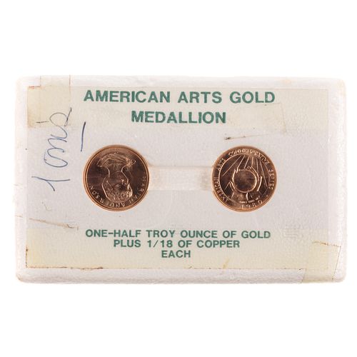 2- Half Ounce Marion Anderson Gold Medallions