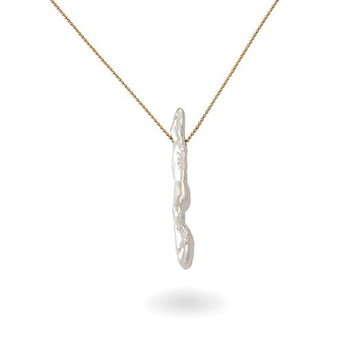 Silver Squirm Necklace