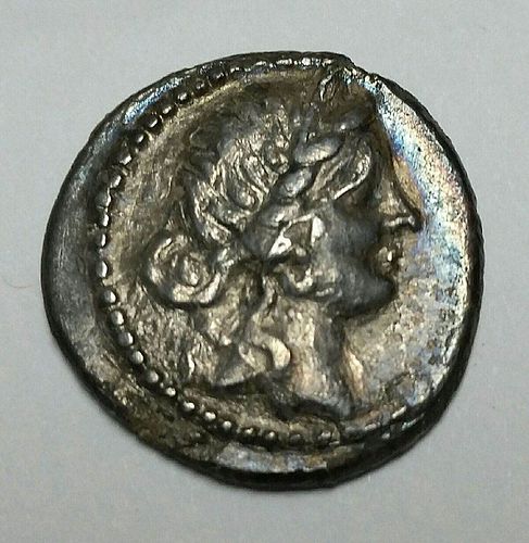Julius Caesar Silver Denarius 