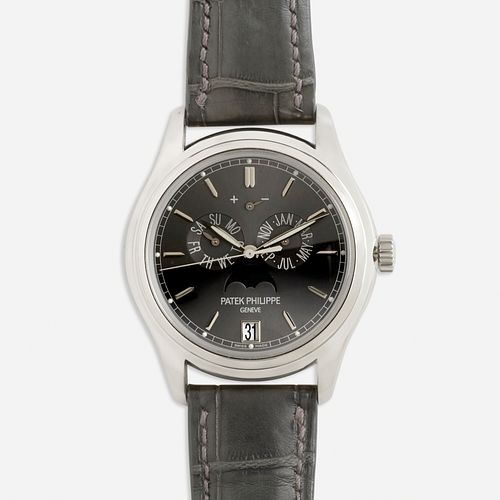 Patek Philippe, Annual Calendar Platinum wristwatch, Ref. 5146P-001