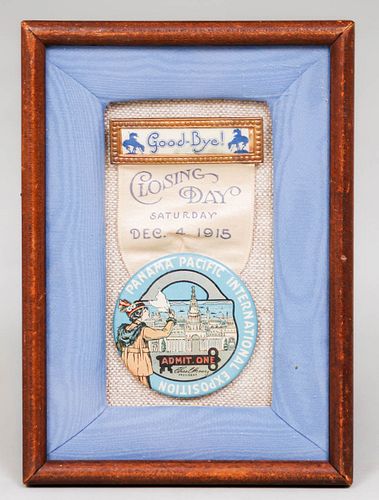 PPIE 1915 Closing Day Badge Dec 4, 1915