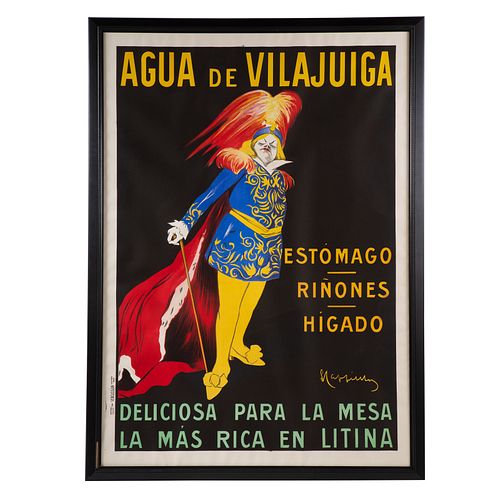 Leonetto Cappiello. "Aqua de Vilajuiga," poster