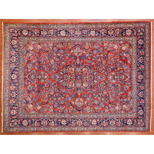 Antique Sarouk Rug, Persia, 9 x 11.8