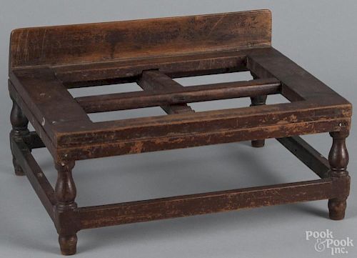 Adjustable tabletop book stand, 19th c., open - 16'' h., 12 1/4'' w.
