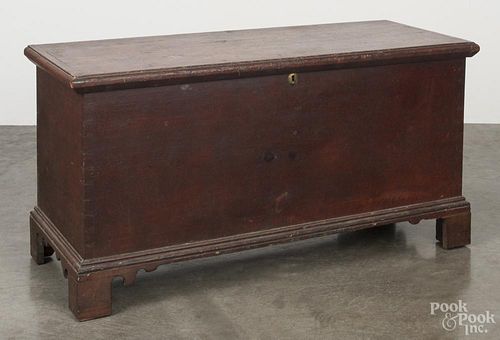 York County, Pennsylvania painted pine blanket chest, early 19th c.