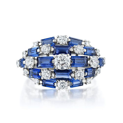 Oscar Heyman & Brothers Sapphire and Diamond Ring